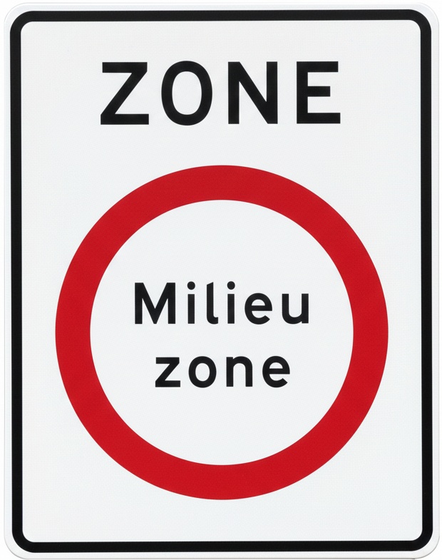 Verkeersbord milieuzone